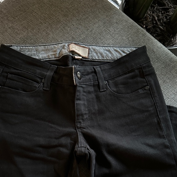 Paige Classic Black Women's Skinny Jeans - Picture 4 of 6